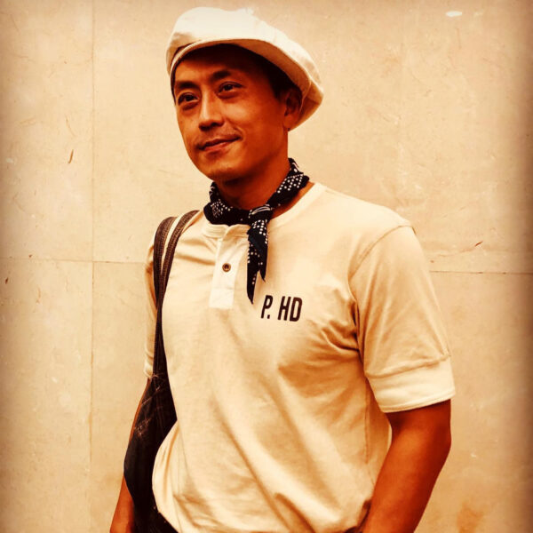 Heley Tee Short 卡其色短袖享利領T恤